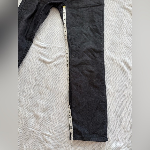 Prana Women’s Lined Boyfriend Jean/Pant Size 2 color black/dark charcoal - Picture 8 of 8